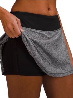 Lululemon Pace Rival Mid-Rise Skirt Skort Size 10 Tall